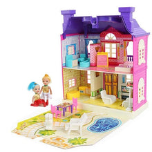 Load image into Gallery viewer, Handmade Dollhouse Castle DIY House Toy Miniature Dollhouse Birthday Gifts Educational Toys Doll Villa Girl DIY Toy